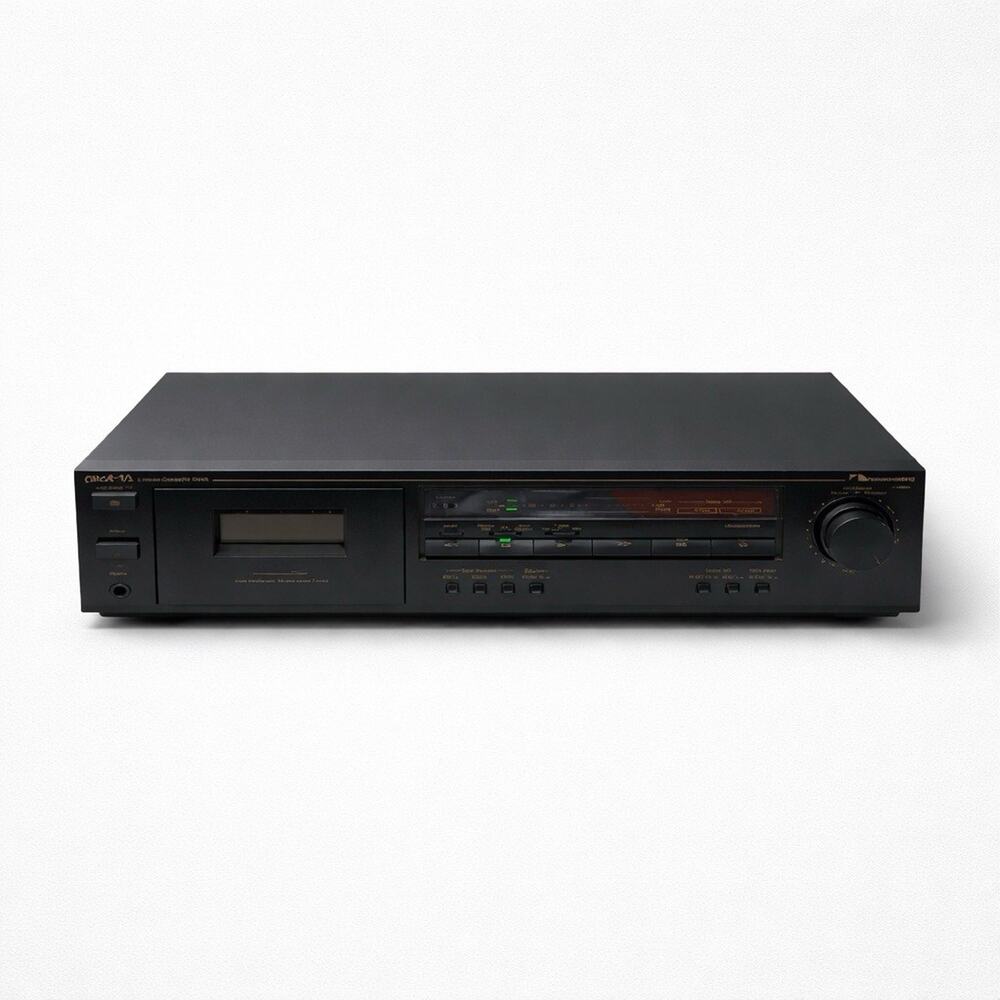 Nakamichi CR-1A Black 2-Head Compact Cassette Player Recorder Deck Working